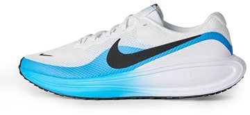 NIKE Revoution 8 Mens Running Trainers HJ9198 Sneakers Shoes (UK 10.5 US 11.5 EU 45.5, White Black Blue Hero 103)