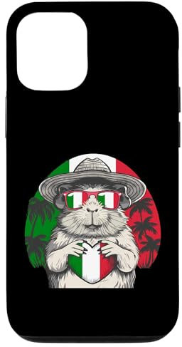 Italia Cavia Cuore Tropicale Orgoglio Italiano Radici Italiane Custodia per iPhone 12/12 Pro