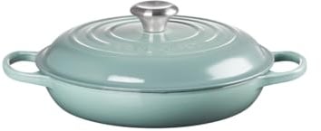 Le Creuset Signature Gourmet-Profitopf aus Gusseisen, 26 cm, 2,2 Liter, Sea Salt