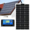 Panneau Solaire Souple Portable 500W monocristallin avec régulateur de Charge Recharge des Batteries 12V 24V et des générateurs(1x500W)