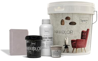 Nikkolor Mikrozement-Set 8 m² für Böden und Wände - Matt Finish - 02