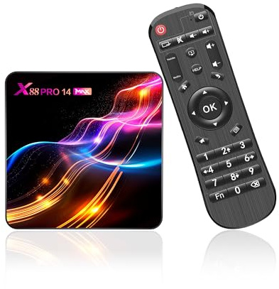 Android 14.0 TV Box,Boitier Android TV 4GB RAM 128GB ROM