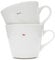 Keith Brymer Jones - Word Range - Medium Ceramic White Mug Pair - 350ml - Mr (red) & Mrs (Lilac)