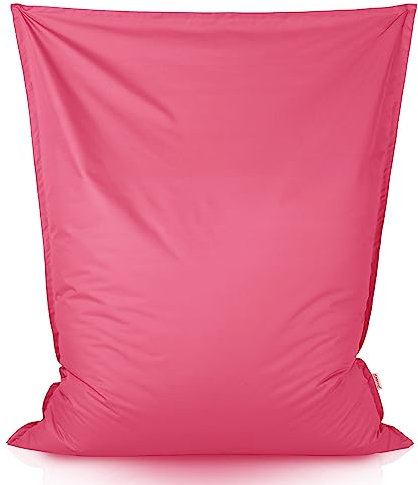 Italpouf Sitzsack XXL Riesensitzsack, Sitzkissen, Indoor & Outdoor, Sitzsack Sessel für Erwachsene, EPS Perlen Füllung, Abnehmbarer Bezug, Waschmaschinenreinigung, Wasserdicht, Rosa