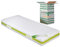 EVERGREENWEB - Fodera per Materasso Singolo 80x190 alto 18-20 cm, Rivestimento Bianco Sfoderabile, Coprimaterasso Imbottitura Anallergica, Fascia Traspirante, Cover Guscio Lavabile, JOLLY