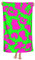 FFLSDR Mikrofaser Strandtuch Neon Animal Print Super Absorbent Badetuch für Pool Gym und Spa 80X130CM