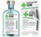 Gin Prescription Medical Alcohol Bottle Gift Funny Drinks Sticker (1)