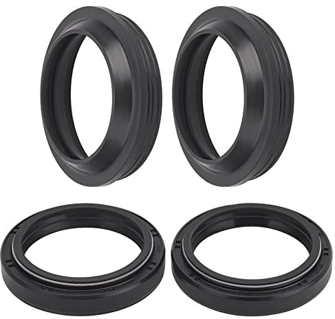 AHL- Motocicletta Paraoli Forcella con Parapolvere kit Compatibile con Yamaha YZF R1 1998-2001/YZ125 1989-1990/YZF-R6 2005-2016/XVS1100 V-Star 1999-2009/VX800 1990-1993