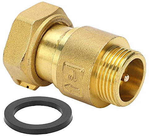 Clapet Anti-Retour Laiton 1 Pouce, DN25x32 Filetage NPT Mâle, Valve à Sens Unique pour Système Hydraulique, Construction Durable