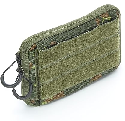 Zentauron Digital Admin Pouch Map Organizer & Smartphone Molle Pouch – Taktische Nylon Tasche für Plattenträger, Schutzwesten, Outdoor, Militär, MOLLE System, Smartphone & GPS-Halter, Military GEA
