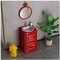 ZTGL Standwaschbecken, Waschtisch, Iron Art Waschbeckenschrank, Industrial Style Retro-badezimmerschrank, Waschbeckenschrank und Waschtischunterschrank mit Wasserhahn,Rot,with Mirror