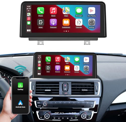 Ninetom Car Stereo 12.3 Inch IPS Touch Screen for 2011-2016 BMW 1/2 Series F20 F21 F22 F23 with NBT, Support Wireless CarPlay/Android Auto/Mirrorlink, Car Radio GPS Navigation for Car Built-in DSP
