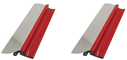 Reinscer 2X Spachtel zu Dem Glätten Von Trockenbauwänden für Zement- und Beton Wände Wand Putzen Werkzeuge 15,7 40cm Finishing Spachtel Werkzeug