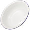 OUNONA Emaille-waschbecken, Emaille-rührschüssel, 32 Cm, Fußbad, Gesichtswaschbecken, Emaillegeschirr, Salatschüssel, Suppenschüssel Für Küche Und Badezimmer