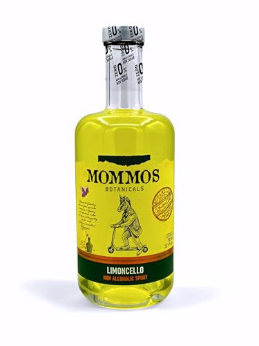 Mommos Limocello 0.0% - Alternativa Limoncello - Sin alcohol - Sin Azúcar - Premium - Espirituosa sin alcohol -700ml