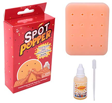 Phefop Lustiges Akne Squeeze Spielzeug, Rechteckiges Pickel Popping Spielzeug, Pickel Neuheit Schreibtisch Gadget Zum Stressabbau bei Kindern, Erwachsenen, Teenagern, Weihnachten,