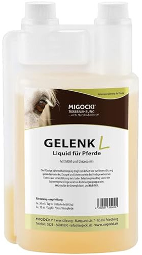 MIGOCKI GELENK Liquid für Pferde Ergänzungsfuttermittel mit MSM und Glucosamin 1000 ml
