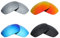MRY-Verres polarisés pour lunettes de soleil Oakley Blender, noir mat, rouge feu, bleu glacial et titane argent