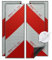 Magnetische Reflecto Kfz-Warnmarkierung aus Orafol ORALITE 5921M in vielen Varianten (Reflexfolie, 4 x 141mm x 423mm)