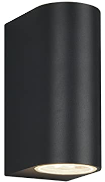 Trio Leuchten Außen Wandleuchte Roya 204260242, Aluminium Druckguss anthrazit, exkl. 2x GU10