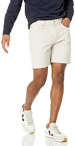 Amazon Essentials Men's Straight Fit 7 (18cm) Stretch 5-Pocket Jean Shorts