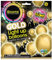 illooms Gold Light Up Balloons 15 Pack - Latex LED Balloons