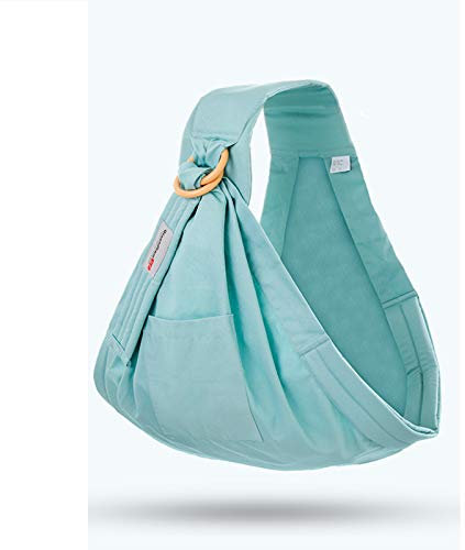 Ergonomische Babytrage Babytragetasch Komfort Neugeborenen Känguru Kindertrage Wrap Infant Halter Stillen Pflege Abdeckung,Green solid