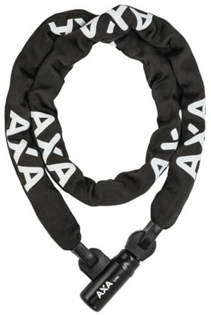 Allegion Netherland BV Unisex – Erwachsene Axa Linq 180 Art Kettenschloss, Schwarz, 180cm X 9,5mm