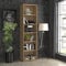möbelando Regal Ordnerregal Dekoregal Aktenregal Holzregal Bücherregal Büro Tembi II Artisan Eiche