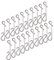 NEU AMZfishing® 20x Knotenlosverbinder Angeln Größe S-XXL | Knotenlos Schnurverbinder | Schnurverbinder | Angelzubehör | No Knot Connector | Knotenbinder | Angeln Wirbel (20, S)