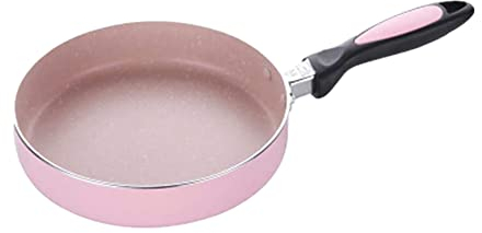 ZXFDMSWJ Sartén Rosa Sartén Antiadherente Sartén Sin Humo Sartén Acero Inoxidable Wok