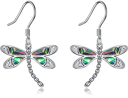 Pfotenabdruck-Ohrringe aus Sterlingsilber mit Klapphebel, Katzen- und Hundepfoten, baumelnde Ohrringe, Haustierpfoten-Schmuck für Frauen und Mädchen