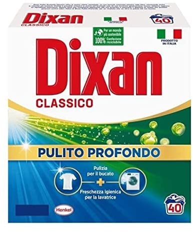 Dixan Waschmittel in Pulverform, klassisch, 40 Waschgänge, 2200 g