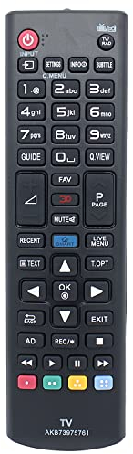 AKB73975761 Fernbedienung Ersatz für LG 3D Smart LCD LED TV 32LB650V 32LB650VAEU 47LB670VZABEUWLJG 42LB700V 47LB730VAEU 50LB670V 50LB671V 50LB671VAEU 55LB671VAEU V 55LB77 00VAEU 55LB870V 65LB730VAEU