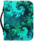 Kuiaobaty Fractal Art Buchhülle für Bibel, Roman, Notebook, Türkis, PU-Leder, Buchhülle mit Innentasche für Stifte, buchhaftes Geschenk