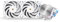 Thermalright Frozen Edge 240 White CPU Liquid Cooler,Efficient PWM Controlled Pump 3300RPM,12CM PWM Fan,Water Cooling Computer Parts,for AMD AM4/AM5,Intel 1150/1151/1200/2011/1700,Computer AIO Cooler