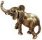 BESTonZON Messing-Elefant Vintage-Wohnkultur Tischdekoration Messing-Dekor Messing-Elefanten-Modell Elefant Miniatur-Ganesha-Figur Mini-Messing-Elefanten-Modelle Tiere Geformtes