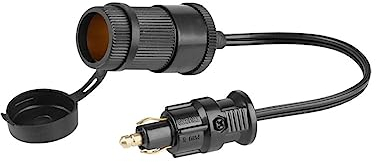 Web Truck Adapter 12V 24V AUF EIN Kabel MIT EINEM DIN-STECKER UND Einer Euro-BUCHSE DIN ISO 4165