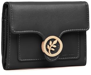 Miss Lulu Geldbörse Damen, Portemonnaie Damen, Geldbeutel Damen, Kleine Geldbörse Damen