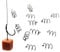 20x Meat Coils Bait Holders for Carp Fishing – Screw-In Design for Luncheon Meat, Corn, Boilies – Barbless Hair Rig Terminal Tackle Accessories