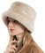 Flauschiger Hut Weiche Kunstpelz Warme Fischerhut Flauschige Bucket Hat Eimerhut Plüsch Fischerhut Wintermütze Flauschige Bucket Hat Anglerhut Freizeithut Damen Kunstpelz Fischerhut Bucket Hat