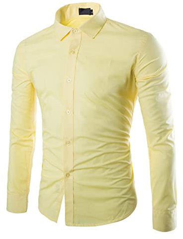 CUTeFiorino Chemise de loisirs à carreaux pour homme - Manches longues - Coupe confortable - Rouge - Coupe ajustée - Noir et doré - Flanelle bleue, jaune, XXL