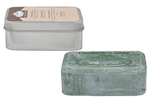 degawo Gartenseife aus gemahlenem Bimsstein in Einer Metalldose 100g