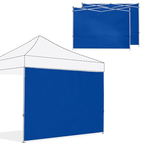 ABCCANOPY Sofortüberdachung SunWall 3 x 3 m, 3 Stück, nur Seitenwand, Königsblau