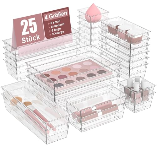 DYDHRER 25 Stücke Schubladen Organizer