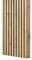 MEBANO. 10 Stück Holzstruktur Lamellen aus MDF, Wandpaneele 265 x 3 x 8 cm, Eiche Artisan, Freistehende Lamellenwand, Holzdeko Wand Wohnzimmer, Trennwand, Raumteiler