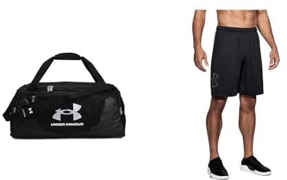 Under Armour Unisex UA Undeniable 5.0 Duffle MD Backpack & Herren Tech Graphic Short, atmungsaktive Sweatshorts für Männer, komfortable Kurze Hose mit Loser Passform