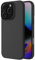 AICEK Compatible con Apple iPhone 16 PRO Cover, Silicone Custodia per Apple iPhone 16 PRO Cover Molle di TPU Sottile Bumper Case Nero