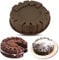 Happy Birthday Silicone Cake Mould 21cm, Round Non-Stick Baking Pan for Bread, Muffin, Brownie, Pie, Flan, Jelly, Oven, Microwave, Dishwasher Safe, Food Grade Silicone