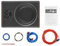 fennnds 8 Zoll Aktiv Subwoofer Auto Lautsprecher Set Class-D Subwoofer mit 300 W Maximalleistung für Auto und Reisemobil, 31,5 × 24 × 7,5 cm (Rot)